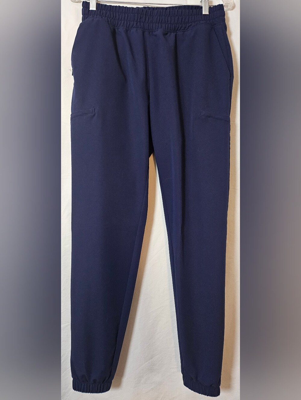 Jaanuu Navy Elastic Waist Jogger Scrub Pants